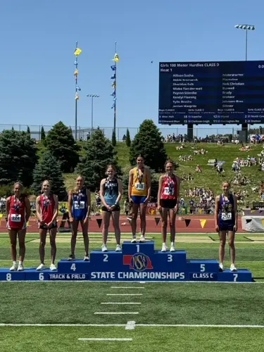 Kimball students competed at State Track Meet