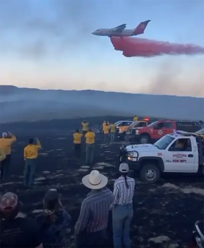 Grass fire near Alliance is 100% contained after burning thousands of acres