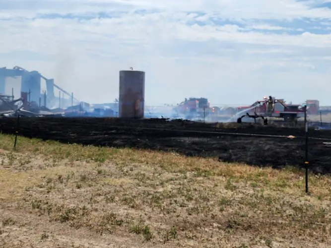 Multiple agencies respond to report of shop fire
