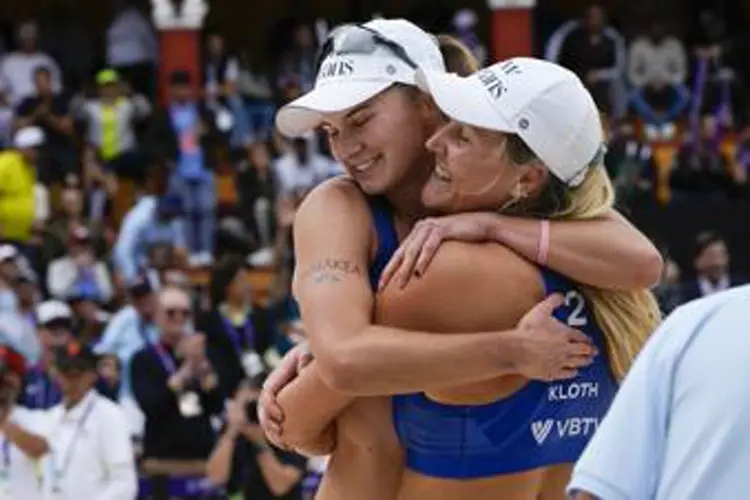 US beach stars Kloth, Nuss didn't need the Golden State. They're going for gold at Olympics anyway
