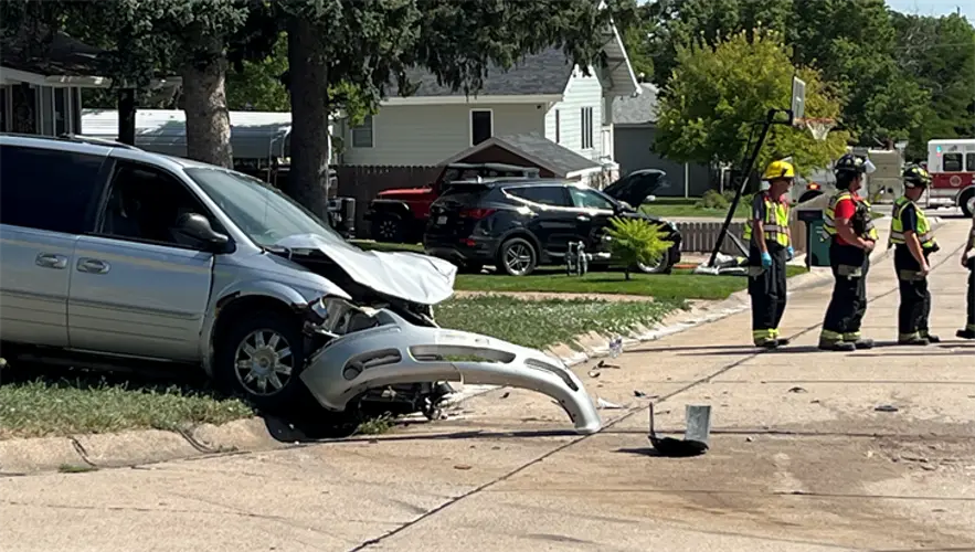 Authorities respond to injury accident
