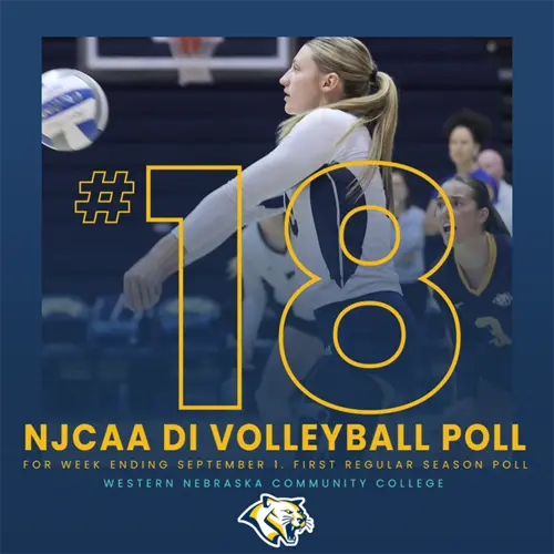 WNCC volleyball moves into rankings at No. 18