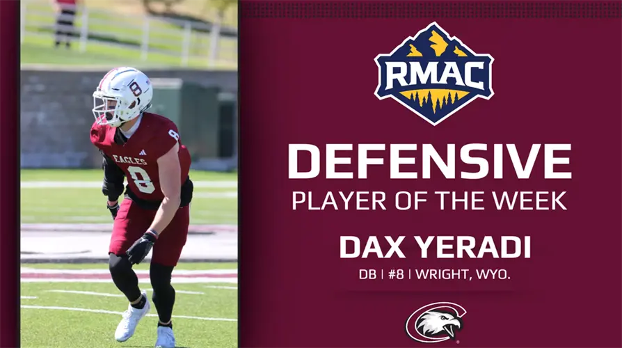 Eagles Notes: Yeradi Named RMAC Player of the Week