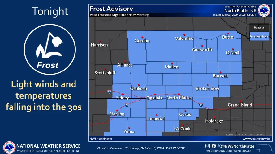 Light winds, temps in the 30s lead to frost advisory