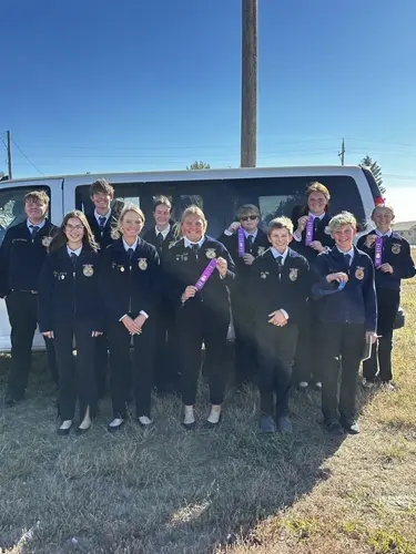 Kimball competes at District Livestock Judging