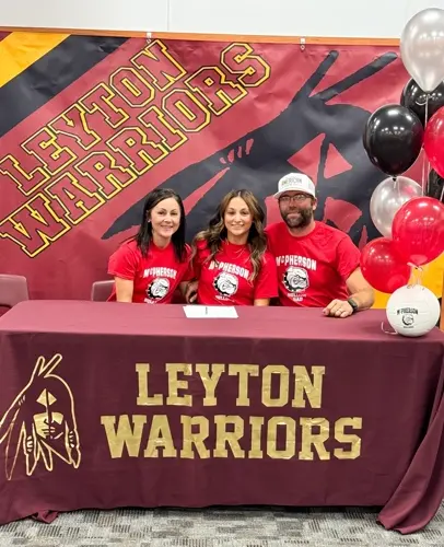 Leyton’s Haupt signs to play volleyball at McPherson College