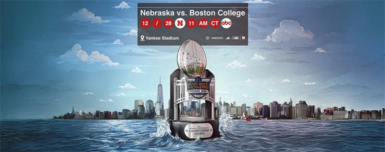 Bad Boy Mowers Pinstripe Bowl selects Huskers for Dec. 28 game