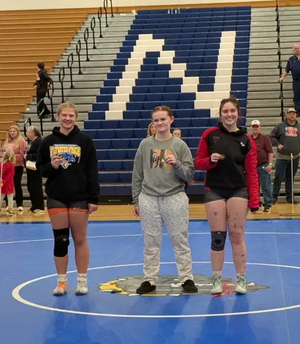 Gering finishes in top three at North Platte girls wrestling invite