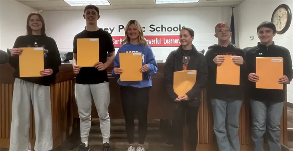 Sidney December students of the month