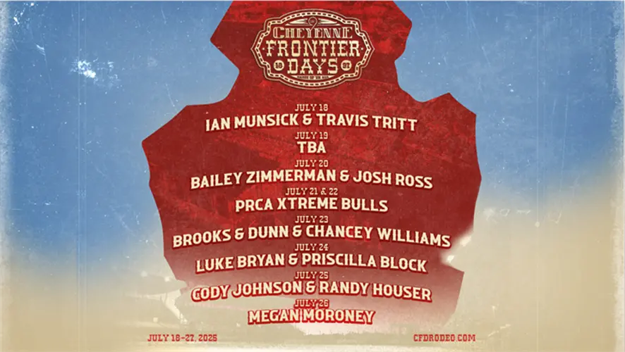 Cheyenne Frontier Days announces 2025 Frontier Nights lineup
