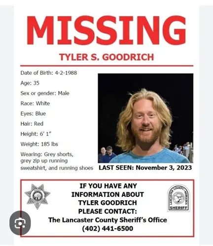 Body found in southwest Lincoln confirmed as missing man Tyler Goodrich