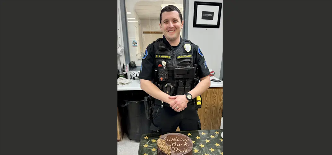 Alliance Police Sergeant David LaDuke returns to full duty