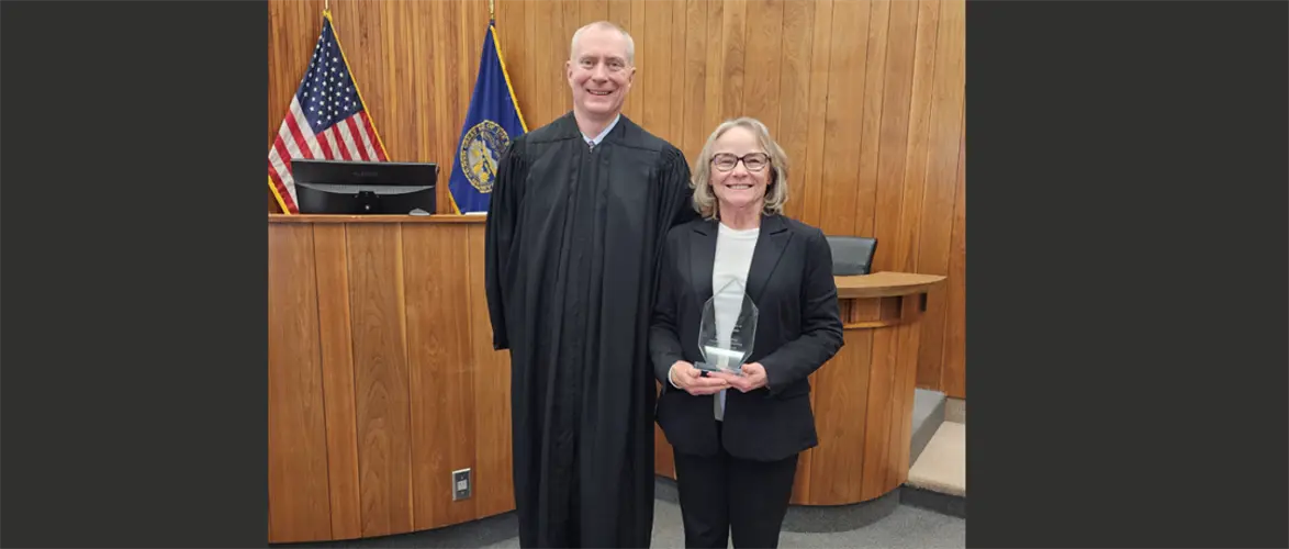 Cheyenne County staff recognized in Nebraska Trial Court Week
