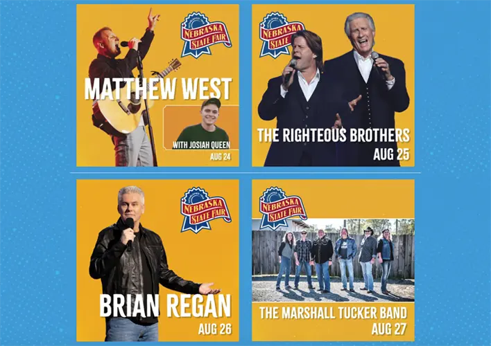 Marshall Tucker Band among four acts announced for Nebraska State Fair indoor concerts