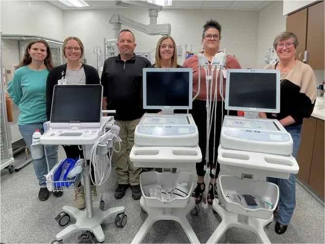 Foundation gift helps upgrade medical equipment at Kimball Health Services