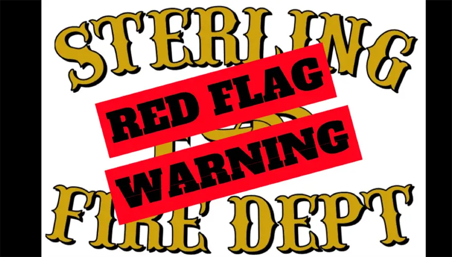 Sterling Fire Department issues Red Flag Warning