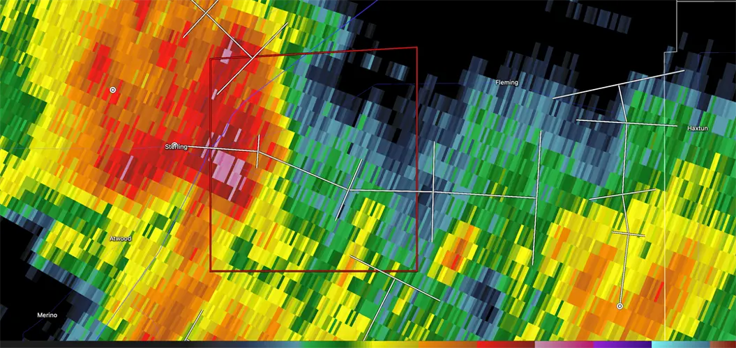 New tornado warning issued for Sterling, Colorado area as threat continues