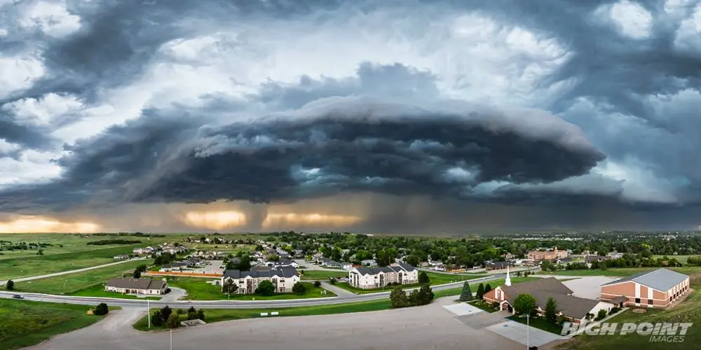 Storms light up Panhandle skies