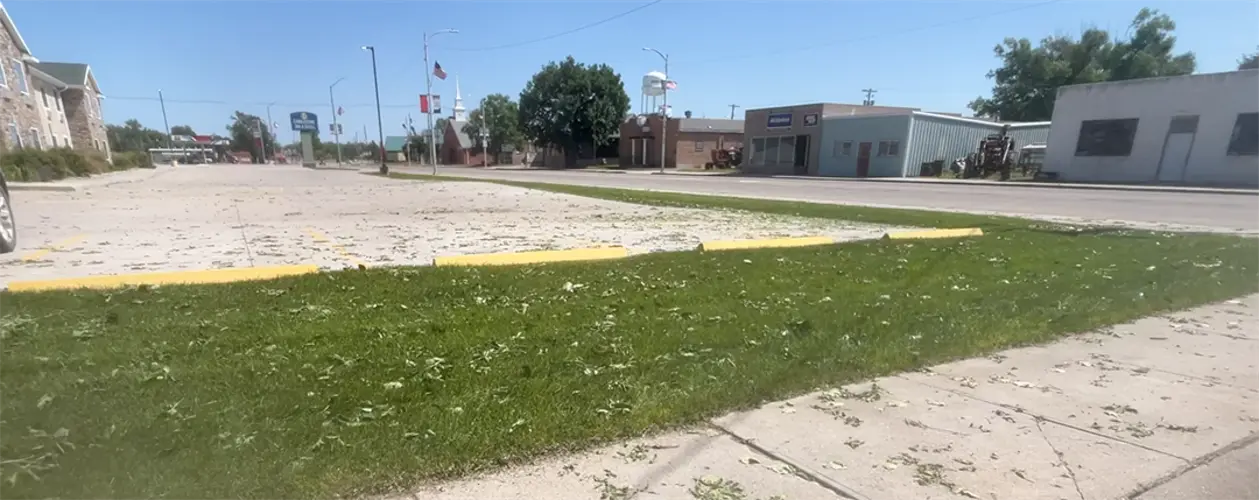 Sunday storm leaves behind damage