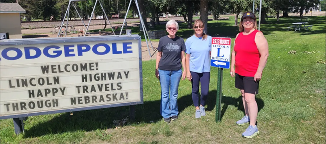 Lincoln Highway Association tour passing through Cheyenne County June 25