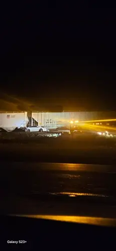 One arrest made when car is struck by train near Kimball