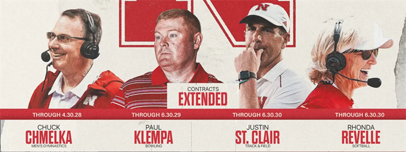 Huskers Sign Head Coaches to New Deals