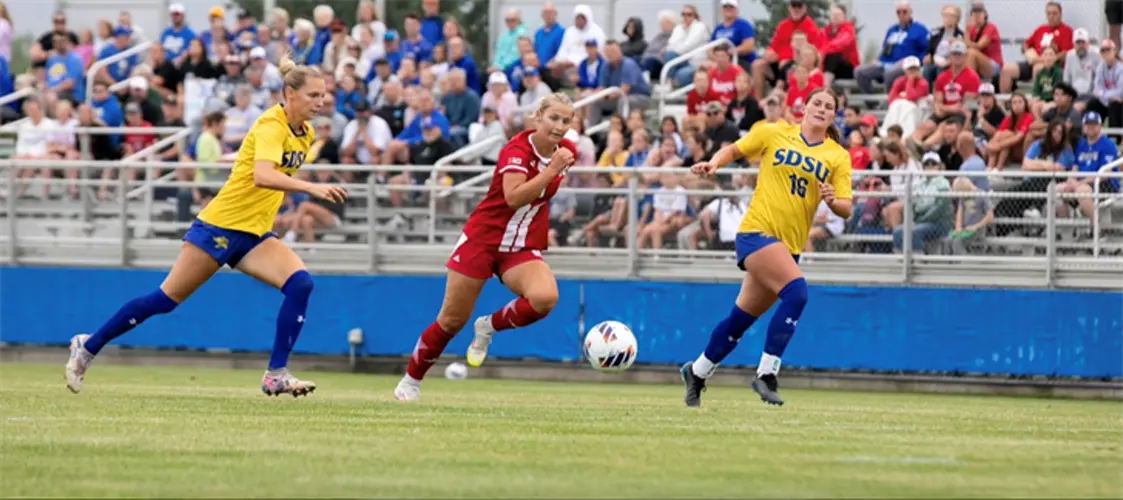 Huskers Tie Jackrabbits in Exhibition Opener