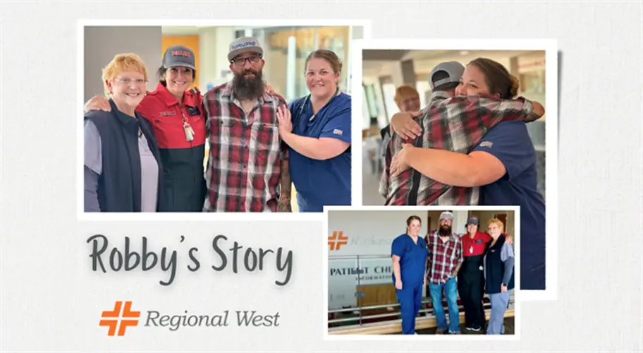 After 11 years, patient thanks Regional West staff who saved his life