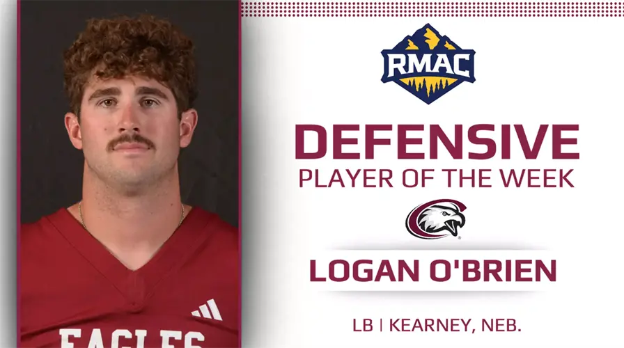 O'Brien Named RMAC Defensive Player of the Week