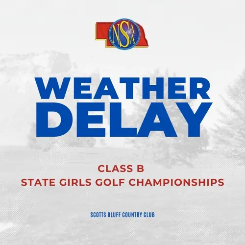 Weather delay pushes back start of Class B Girls State Golf Tournament in Scottsbluff