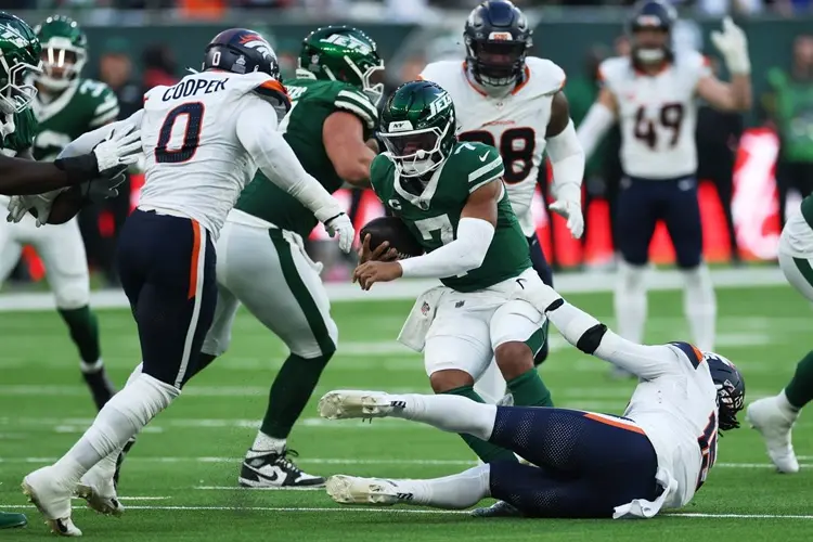 Giants' spark plug rookies Jaxson Dart and Cam Skattebo to test Broncos' top defense