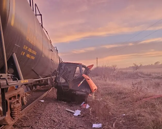 Accident under investigation after tractor and train collide