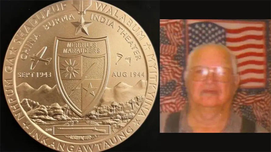 Clarks woman collects Congressional Gold Medal on late husband's behalf