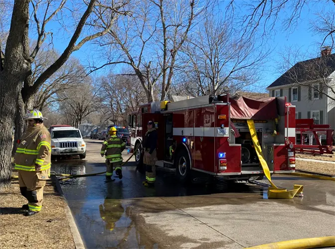 Accidental Columbus fire reportedly caused by small child