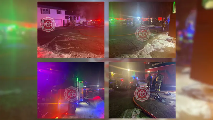 Space heater deemed cause of overnight structure fire in Columbus