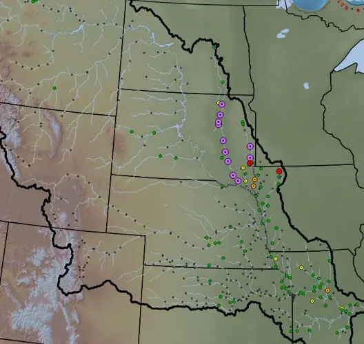 Ideal Snow Melt Reduces Risk of Flood Severity