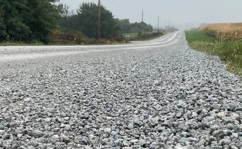 Anonymous donor paving C Road