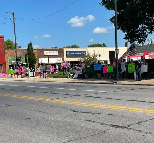 Protests continue in Nebraska City against
vaccine mandates