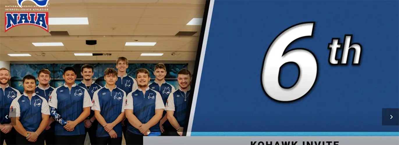 Men's Bowling finishes in sixth at the Kohawk Invite
