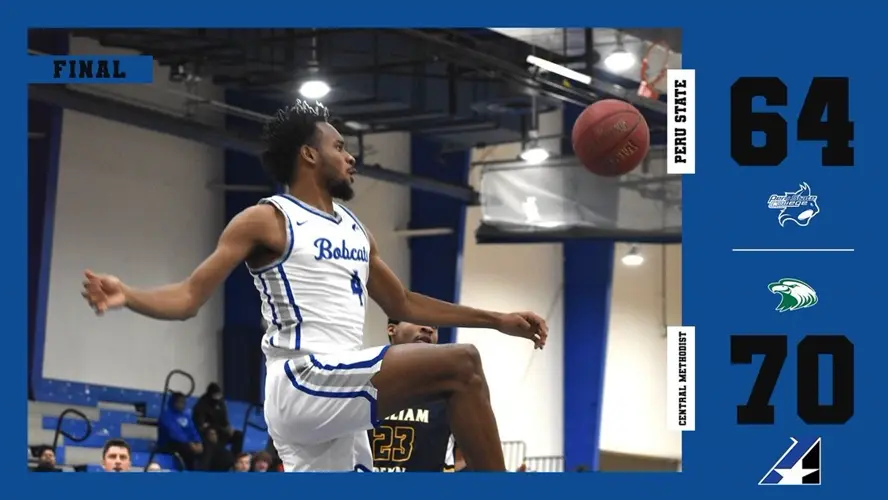 Peru State MBB falls to Central Methodist in HEART Tournament