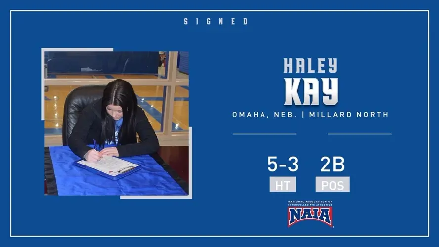 Haley Kay signs with Peru State softball