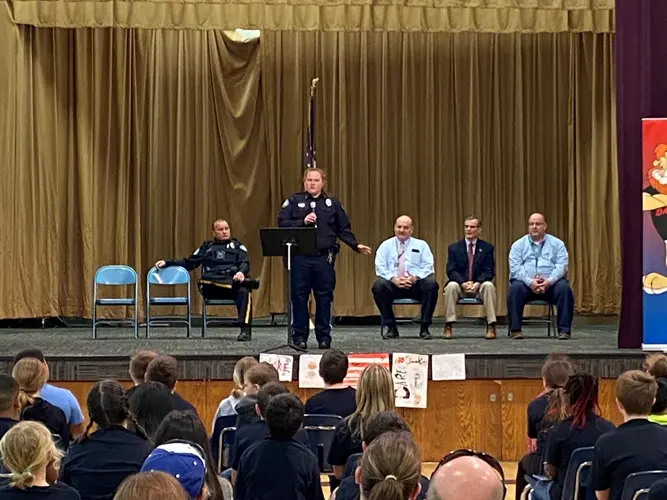 Nebraska City fifth graders graduate D.A.R.E. program