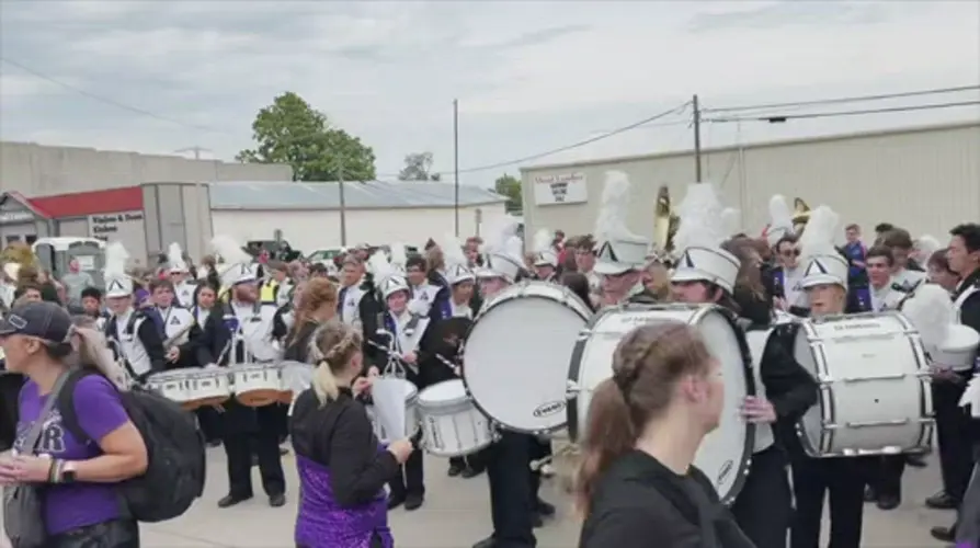 Bands thunder through Inaugural Cadence Competition at Applejack Festival