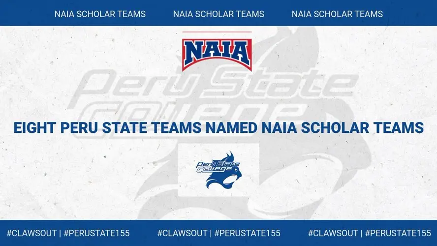 Eight Peru State athletic teams named NAIA scholar teams – golf leads the way