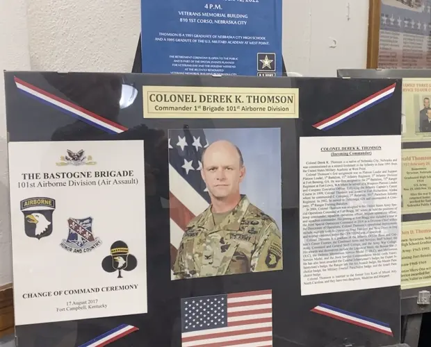 Army colonel sets retirement ceremony in Nebraska City