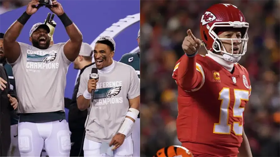 Chiefs, Eagles set to clash for Super Bowl