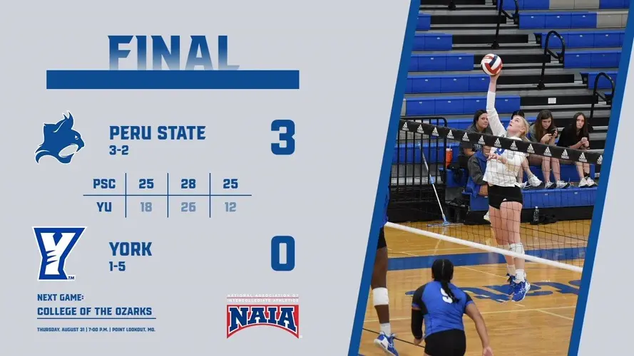 Peru State Volleyball Team Pounds Panthers in Sweep