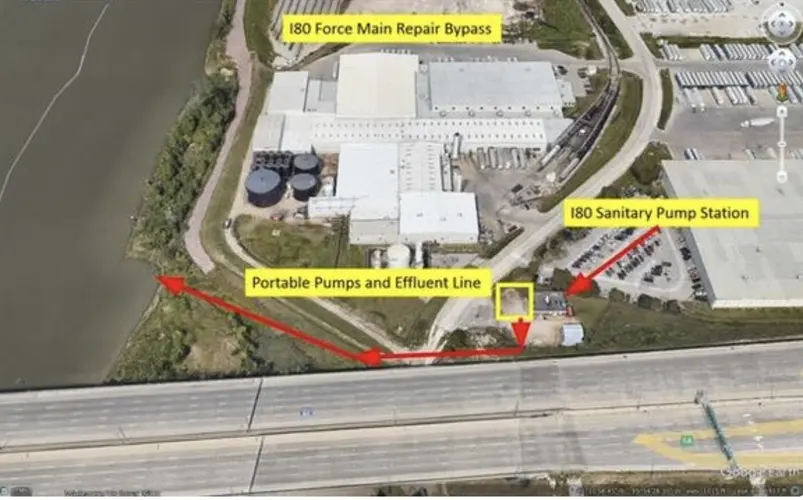 Council Bluffs wastewater still going into river
