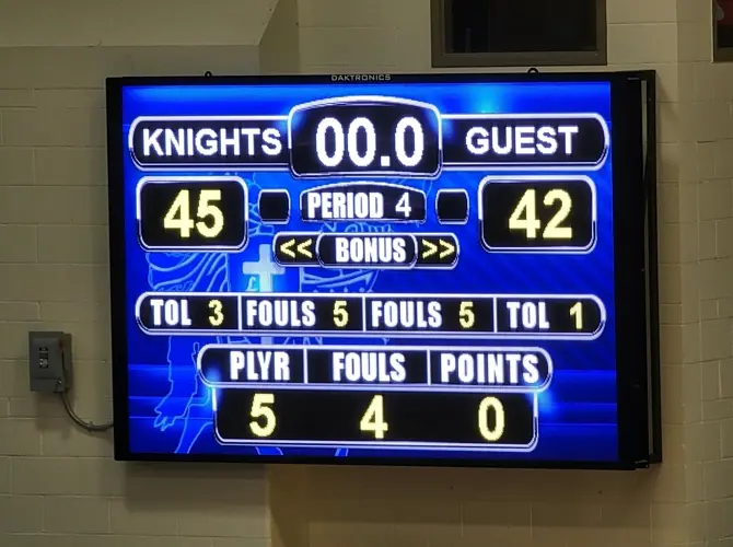 Knights Record Home Sweep Over Sidney, IA, in Doubleheader Makeup