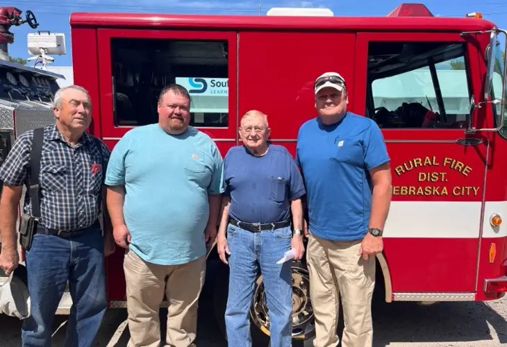 Rural fire district honors longtime board member